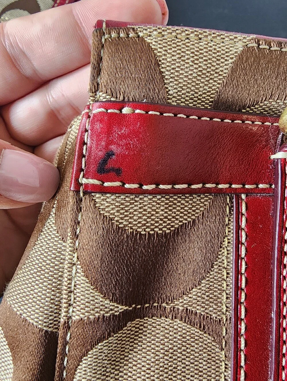 Coach Hampton Signature Medium Carryall & Wallet, EUC, 2007, 11071